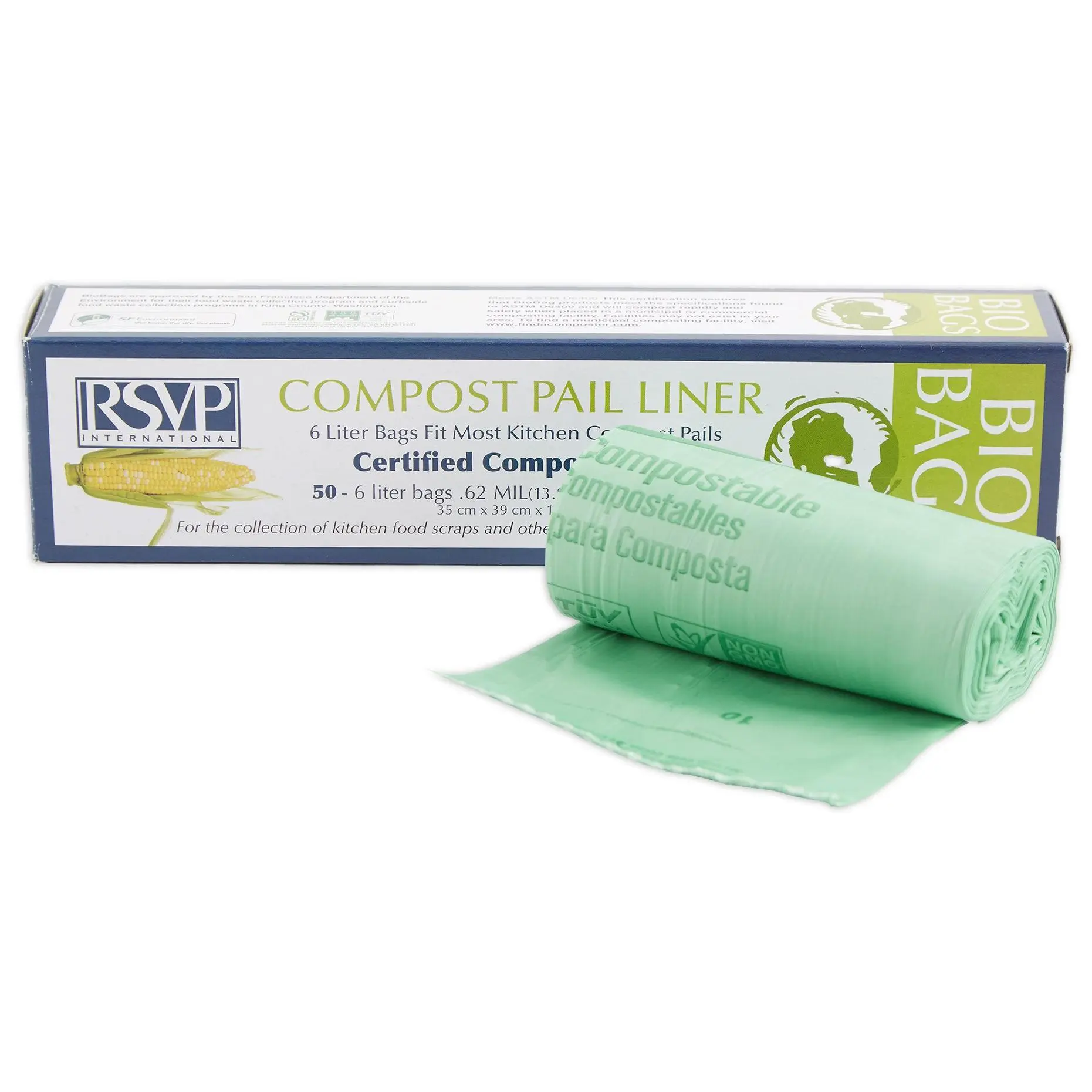 RSVP 50 Count 6-Liter BioBag