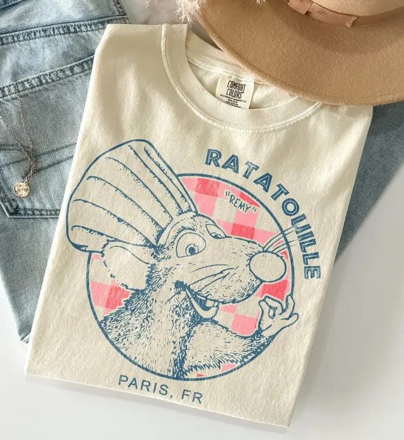 Ratatouille Comfort Color Shirt, Vintage Ratatouille Gusteau's Shirt, Remy anyone can cook tshirt, Little Chef shirt, Remy Shirts