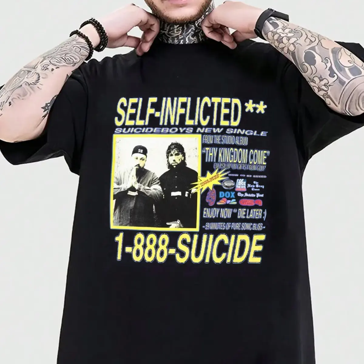 $uicideboy$ Dark Aesthetic Style Gift For Fans T-Shirt