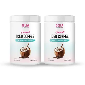 2 Pack Bella All Natural Coconut Iced Coffee - 500g