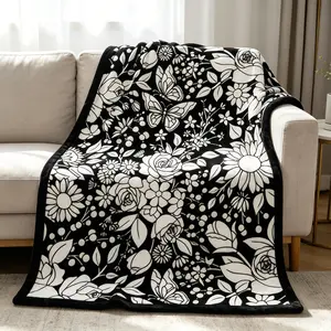 Color-Fillable Flannel Throw Blanket - Creative Art Craft Kit, Suitable for Children, Ideal Holiday Gift, Throw Blankets