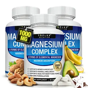 Premium Absorption Magnesium | Toplux Complex Supplement to Help Meet Daily Mineral Intake