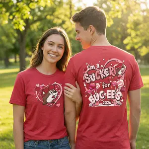 Buc-ee's "I'm A Sucker For Buc-ee's" 2026 Valentine's T-Shirt
