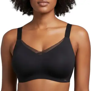 HSIA Roxy Airy Mesh Crossover Comfortable Breathable Jelly Seamless Padded Lightly Lined Wireless Bra Womenswear Everyday  Soft Smooth SpringStatements