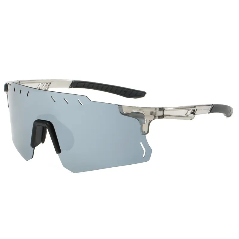 Transparent gray frame white mercury