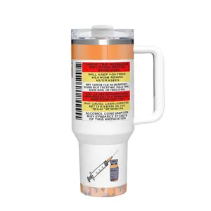 Funny Fukitol Oral Solution Tumbler 40oz Funny Gift for Friends, Coworkers, Humor, Sarcasm, Vacuum Flask-Funny Gift Tumbler, Water Bottle Drinkware Flasks Stylish Stainless Steel Rooster Customized Chivas Soccer Stranger bottle jarro de Insulated Sports