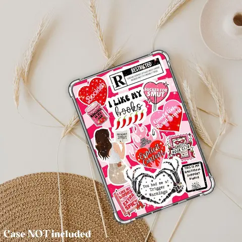 Cardstock Case Insert for Kindle | Smutty Book Lover Gift | Bookish Stickers for E-Reader | Booktok Cover Insert | Morally Grey | Romance Books | Smut Reader | Spicy Stickers for Kindle Device Smartphone | Choose Your Kindle Size