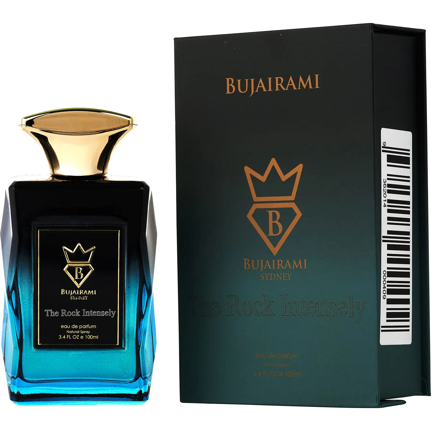 Bujairami The Rock Intensely By Bujairami Eau De Parfum For Men