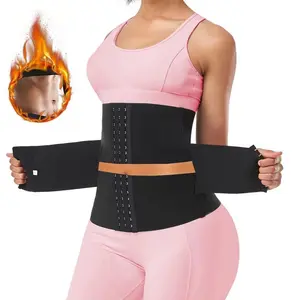 Adjustable Waist Trainer Double Belt Women Waist Trainer Cincher 3 Straps - Tummy Control Sweat Girdle Workout Slim Belly Band Fit Compression