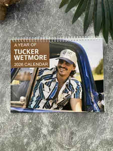 Tuck  Calendar 2026 | Tucker  Fan Art Calendar | Wetmore Poster 2026| Country Boy | Cowboys Gift for Movie Fans-US holidays