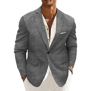 Men's sport coat Casual coat -button lightweight business suit jacket