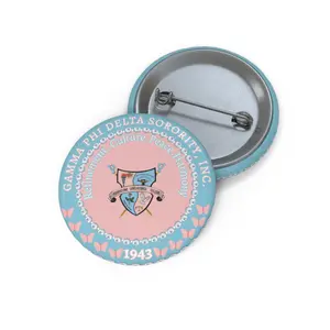 Sorority Pin Buttons - Gamma Phi Delta Pearls Pin