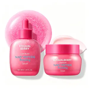 EQQUALBERRY NAD+Longevity Ritual: Peptide Boosting Serum &Cream Duo I Advanced Anti-Aging & CellularSkin Repair | Firming & Lifting for Face, Neck&Body