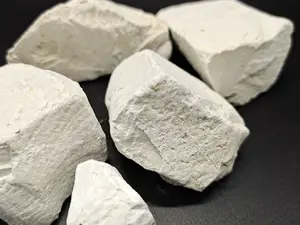 Natural Gray White Clay Chunks Edible Cosmetic Grade Slightly Sticky for Skincare & DIY Projects Safe Natural Ingredients