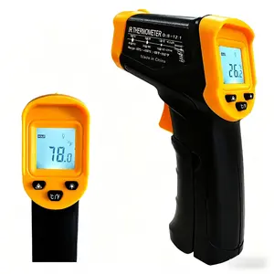 Digital Infrared Thermometer, Handheld Non-Contact Temperature Sensor, Backlit, Range 50°c to 500°c, Not for Human Body Measurement