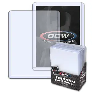 BCW Standard 3x4 toploaders 25 ct.