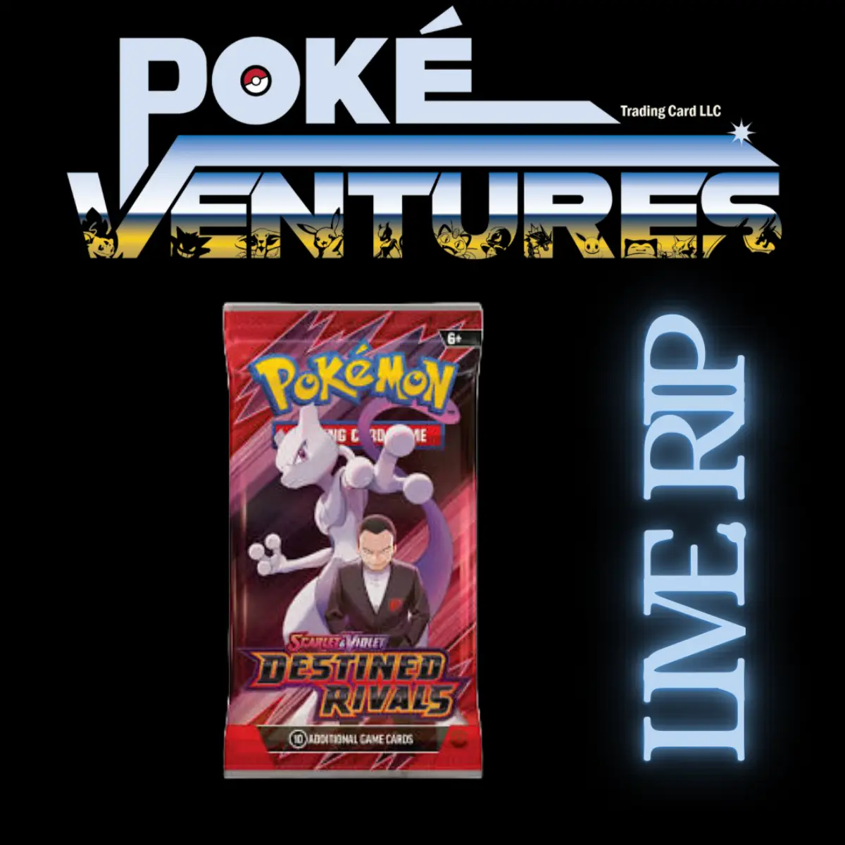 Destined Rivals: Pokèmon Scarlet & Violet Booster Pack Collectible Trading Cards
