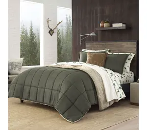 Eddie Bauer Sherwood Green/Beige Textured KingComforter Set