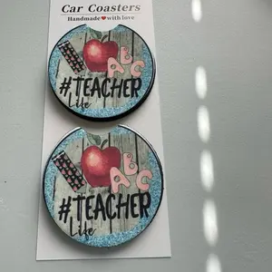 Car coasters Cute Car Decor Car Accessories Decoration Vehicle