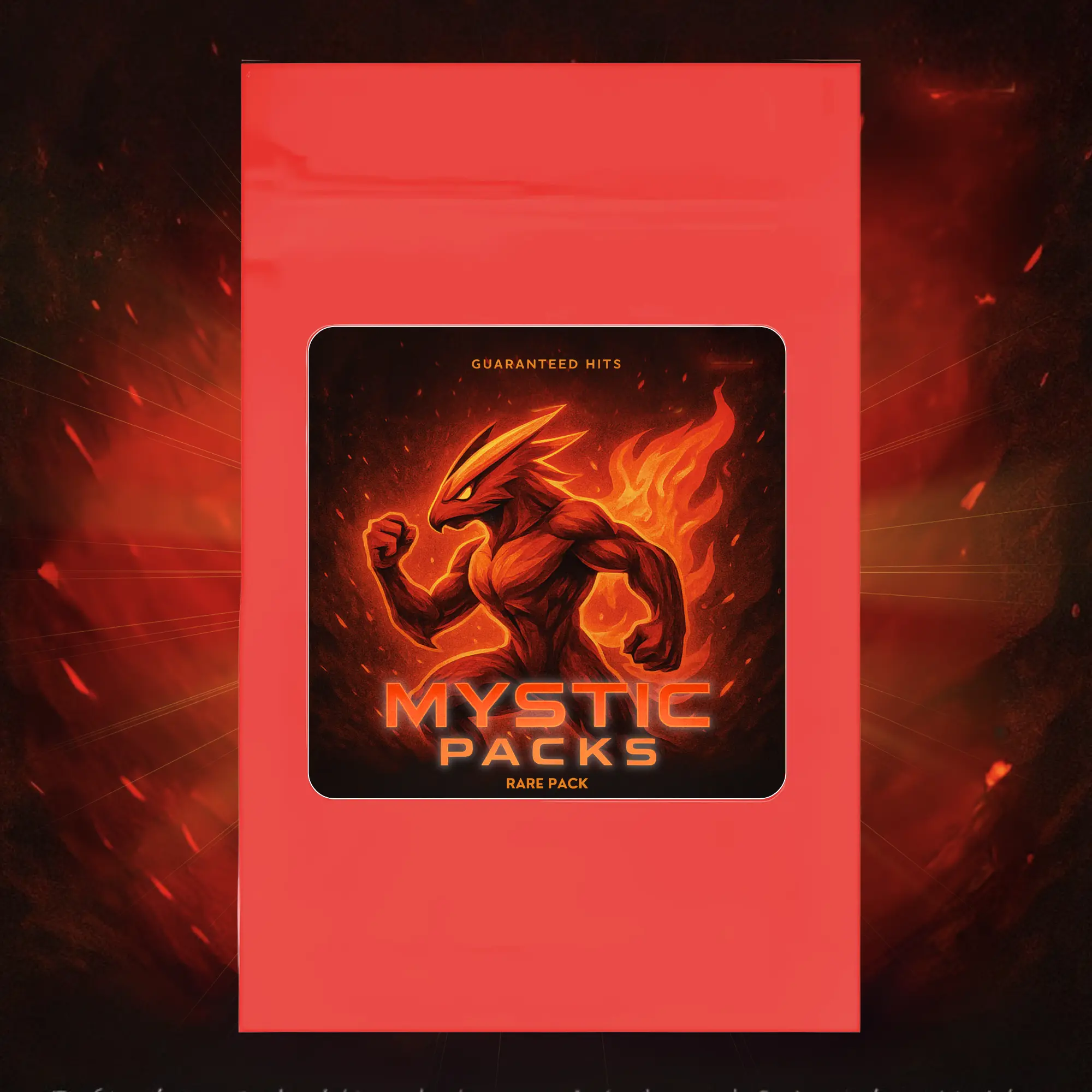 Rare Pack - 2 Full Art Hit Guarantee; Mystic PokePacks