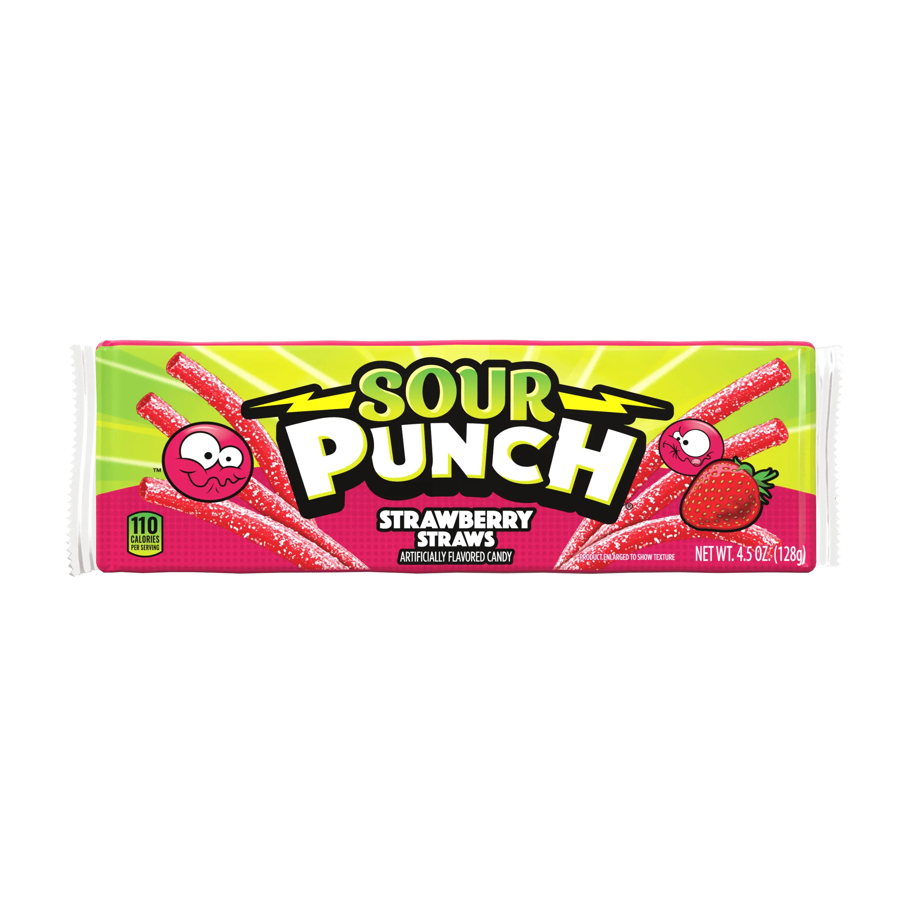 Sour Punch Strawberry Straws, 4.5oz Tray Sour Punch Strawberry Straws, 4.5oz Tray