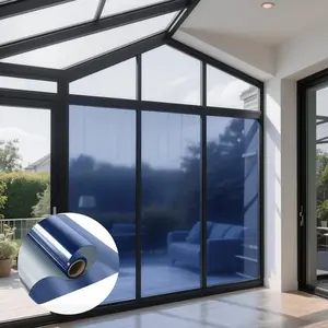 1 roll insulation-PVC window blinds, sun protection privacy protection, one-way view, removable shelter, DIY portable home insulation film, simple design, durable materials, lightweight shade, voyeur protection, privacy needs