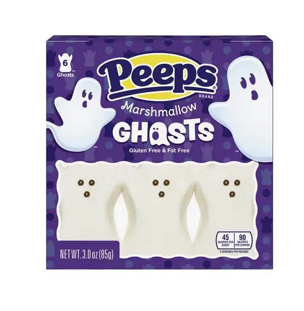 3 oz. Halloween White Marshmallow Ghosts - 6 Pc.  3 Pack