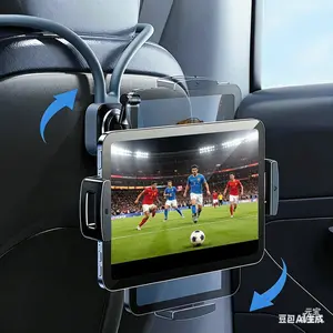 【3-Day Delivery】Fathersdaygift JOYTUTUS 2026 Car iPad Tablet Holder Back Seat Accessories for Tesla/Sports/Bucket/Performance Seats, Rear Headrest Tablet Hanger Mount for Kids/Adults, Road Trip Essentials with Car TV/Entertainment Gadgets