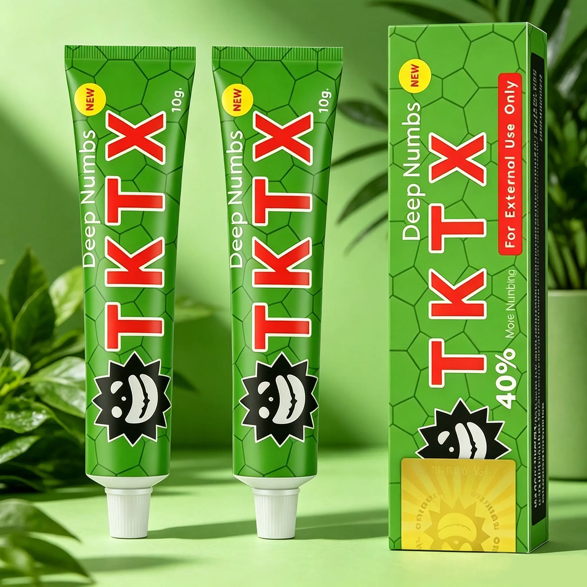 TKSX Tattoo Numbing Cream | Laser Removal | Waxing | Eyebrow Threading | Cosmetic Cream Hemorrhoid 10g