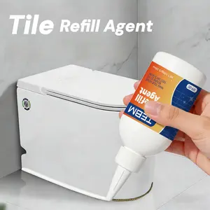 Tile Grout Sealer Waterproof Anti- Hard Durable, Bathroom Shower Base Tile Sealant, Sink Area and Skirting Board Tiles, Adhesive, Invisible Waterproof Sealant