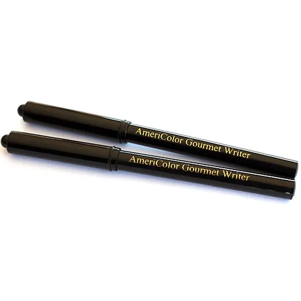 AmeriColor, 2 Gourmet Writer Set (Black & Black)