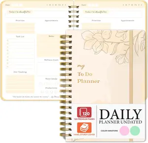 To-Do List Notebook Daily Planner | Undated Schedule Organizer & Productivity Journal | Aesthetic Task Planner for Work, Moms, College Students, School & Office Supplies