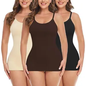 Women Tummy Control Body Shaper Compression Adjustable Cami Tank Top Shapewear Soft Stretchy Fabric, and Firm Support Perfect for Layering, Daily Wear, Work, Casual Outfits