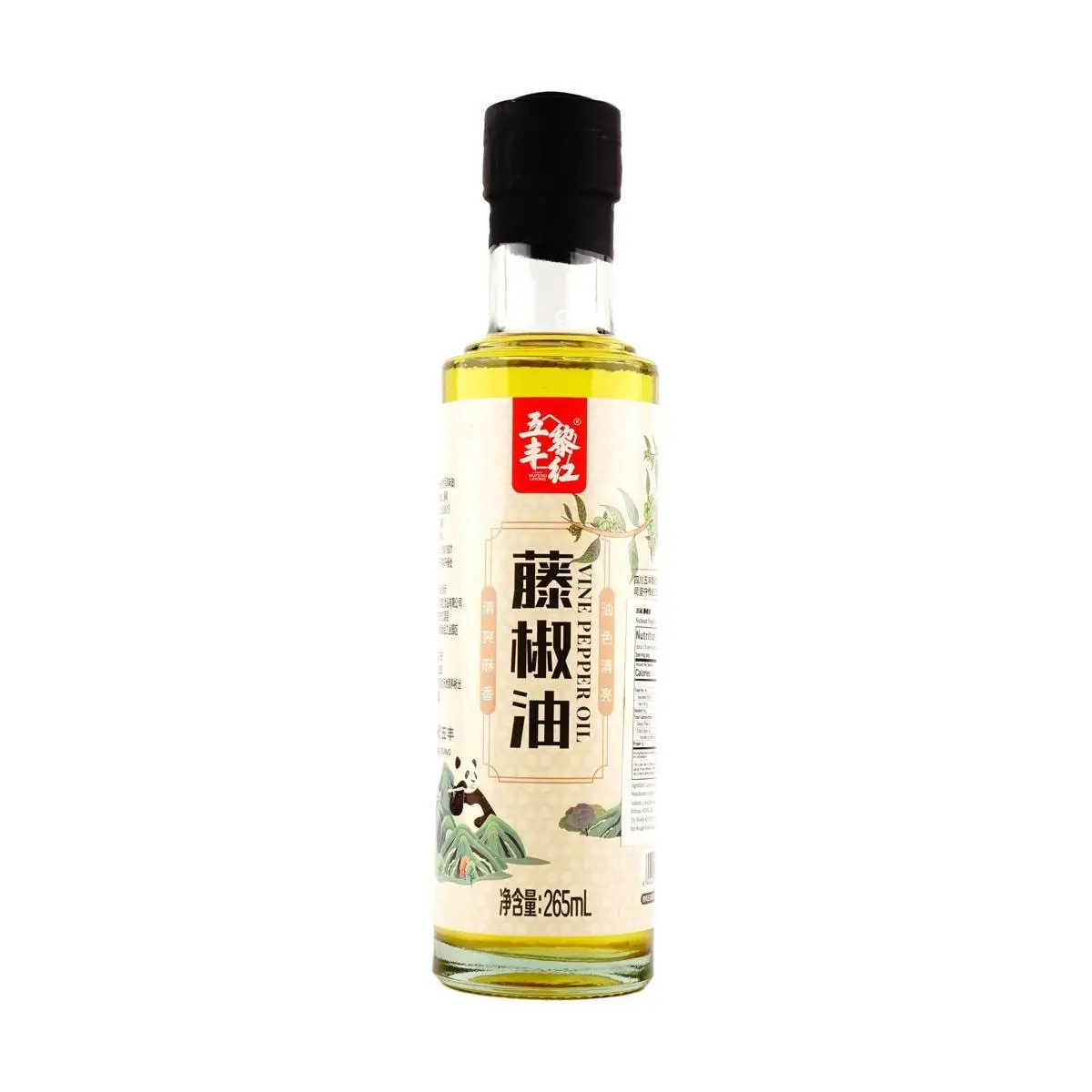 WUFENGLIHONG Sichuan Peppercorn Oil - Authentic Chinese Flavor, 265ml Glass Bottle, Premium Cooking Ingredient