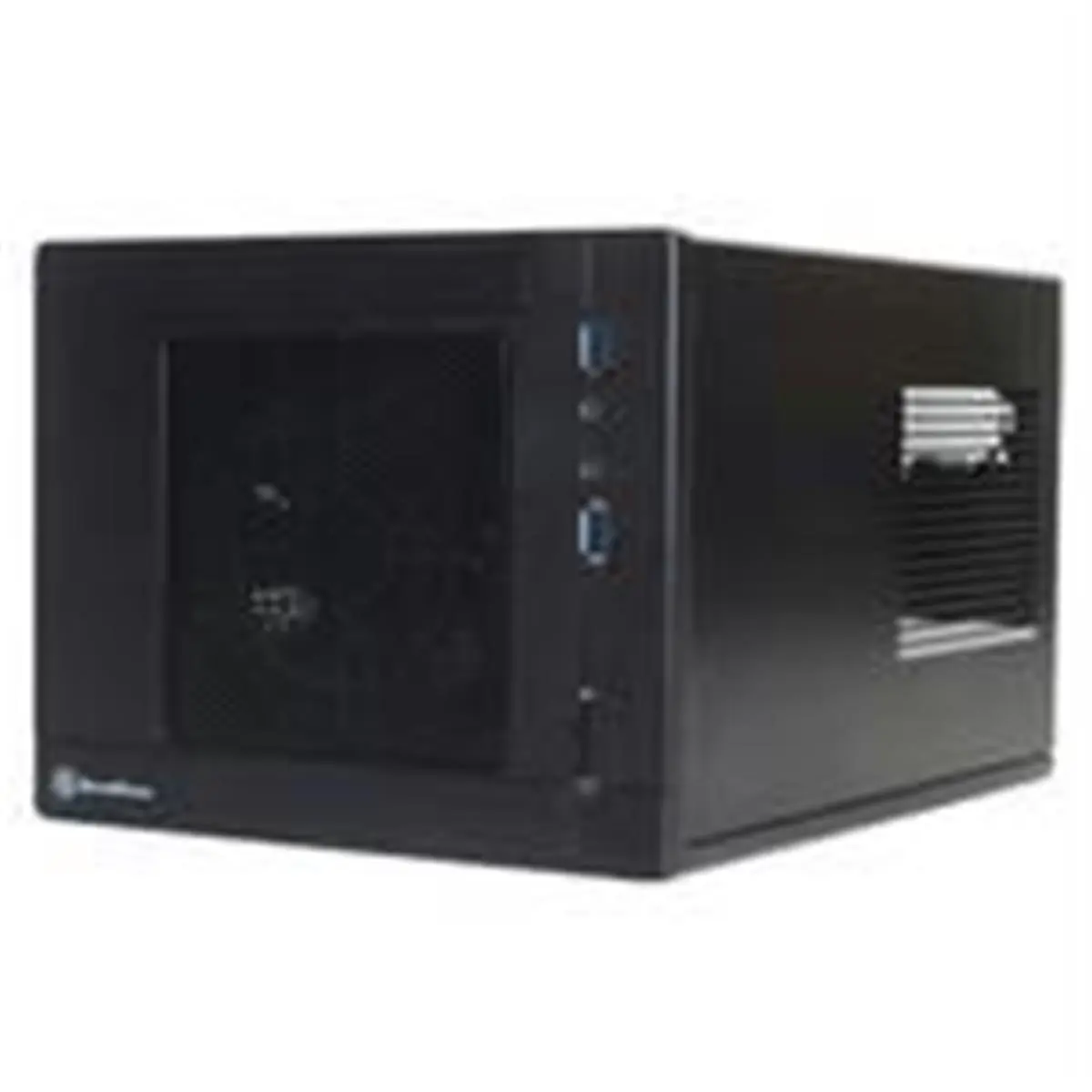 212 MAIN SilverStone Sugo Series PositiveCooling Mini-ITX Desktop Case - Black, Ample Space, CPU Cooling Support, No Power Supply Included