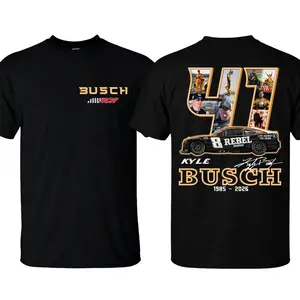 Kyle Busch 41 Tribute Shirt,  RIP Rowdy Shirt, NASCAR Legend Memorial Tee, Vintage NASCAR Tribute Top