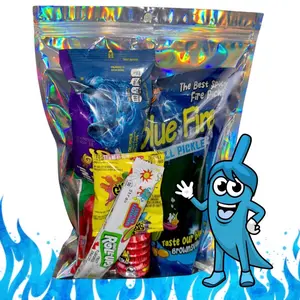 Spicy Blue Fire Dill Pickle Kit - Chamoy treats