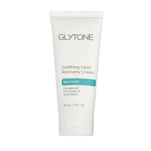 Glytone Soothing Lipid Recovery Cream with Camelina Oil & Shea Butter, 60mL - Hydrating Barrier Cream for Dry, Sensitive Skin - Skincare, Comfort