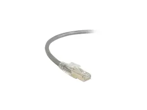 GigaTrue® 3 CAT6 250-MHz Lockable, Shielded, Stranded, Backbone PVC Cable (Sc/FTP), 2-ft. (0.6-m), Gray