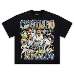 Youth & Adult Gildan CRISTIANO GRAPHIC T-Shirt, Unisex Soccer Shirt, Big Face Head Vintage Style Graphic Hip Hop Tee, Vintage Unisex Tee, Gift for Men Women