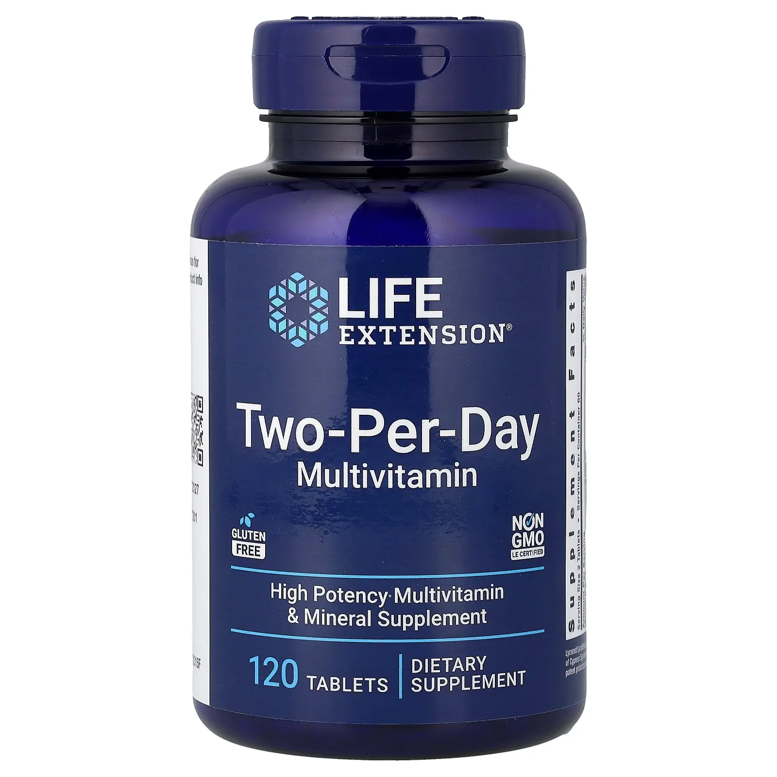 Life Extension Two-Per-Day Multivitamin, 120 Tablets
