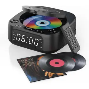 CD Player Portable, CD Players for ,Desktop Portable CD Player with  Speakers, , Clock,SleepTimer,Supports CD//FM Radio/USB Drive/AUX,Remote Control