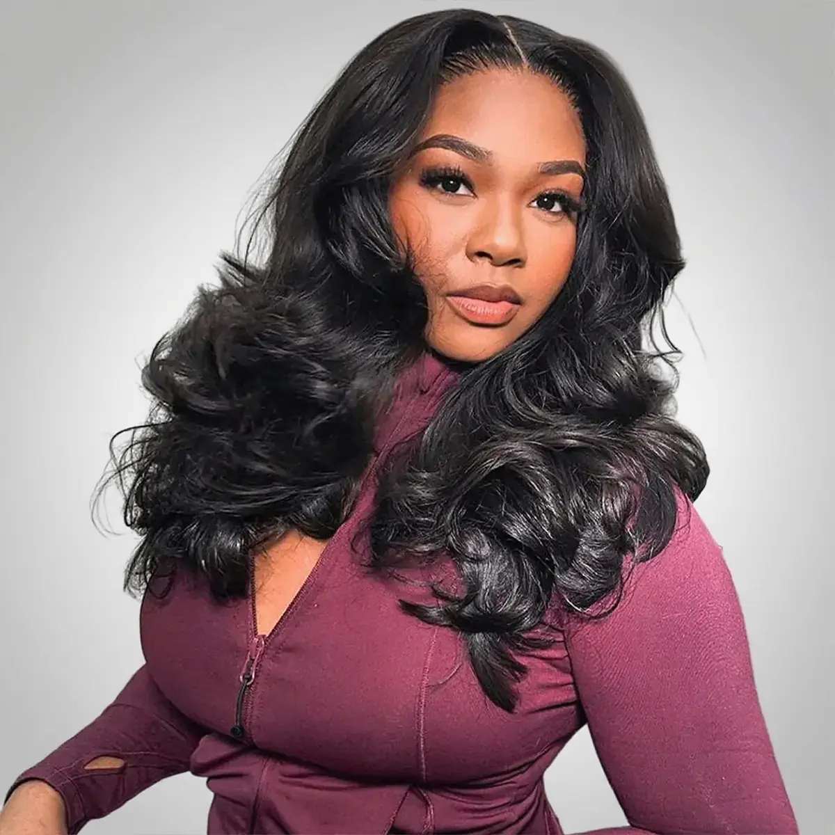 [Salon Series Style] Celie Hair Butterfly Haircut Pop Layers Glueless Wig Invisible Hairline Pre-styled Loose Body Wave Human Hair Wigs Pre Cut Pre Bleached 6×5 HD Lace Closure Wig 200% Density Ready To Go #DealsForYouDays #SummerWins