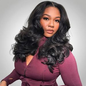 [Salon Series Style] Celie Hair Butterfly Haircut Pop Layers Glueless Wig Invisible Hairline Pre-styled Loose Body Wave Human Hair Wigs Pre Cut Pre Bleached 6×5 HD Lace Closure Wig 200% Density Ready To Go