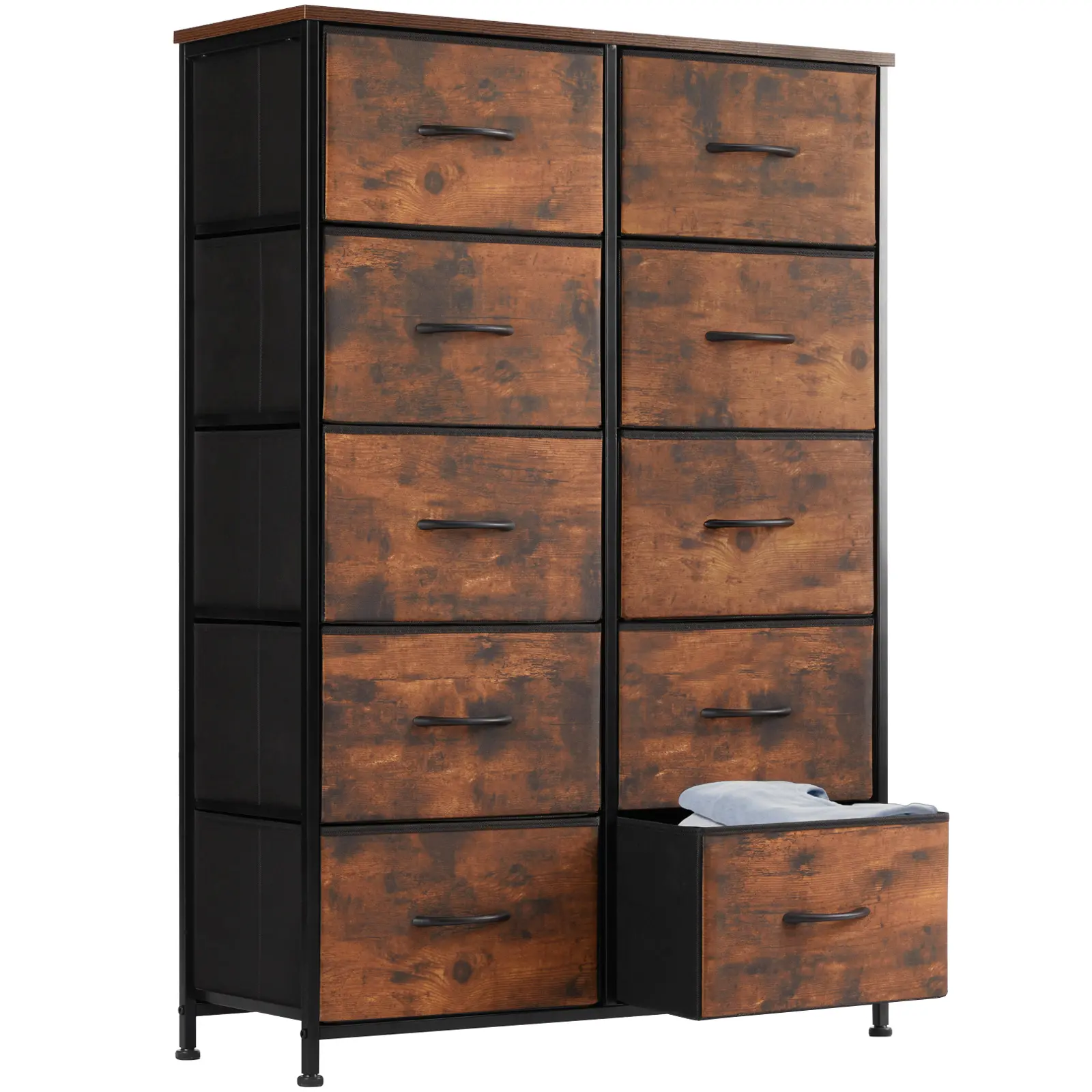 black dresser big lots Garvee 5/6 Drawers Dresser for Bedroom,Chest of Drawers,Farmhouse Modern Wooden Dresser,Storage Organizer Dresser for Bedroom,Living Room,Kids Room