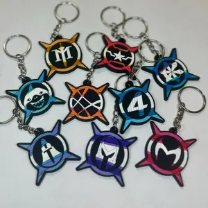 Rivals Hero K.O Icon Keychains - Custom Character Symbol Designs