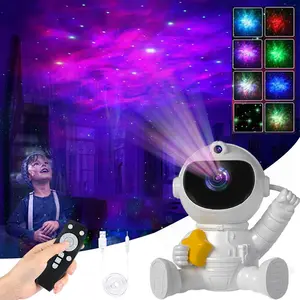 【New Version】Astronaut Galaxy Projector, Star Projector Galaxy Night Light with 8 Modes, 17 Light Effects -Astronaut Light Projector, Starry Nebula Ceiling LED Lamp with Remote Control, Remote and 360° Adjustable,Gift for Kids Adults