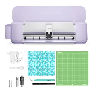 LOKLiK Cutting Machine 2-Bluetooth Connectivity DIY Cutting Machine-Massive Designs Included, for Creating Customized Cards, Home Decor