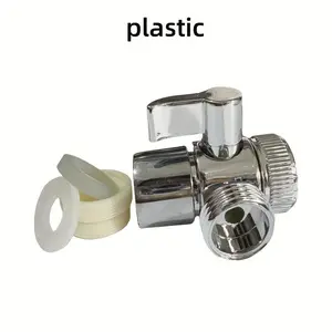Universal Faucet Switch Adapter Kitchen Sink Splitter Diverter Valve Water Tap Connector for Toilet Bidet Shower Bathroom Faucet Attachment