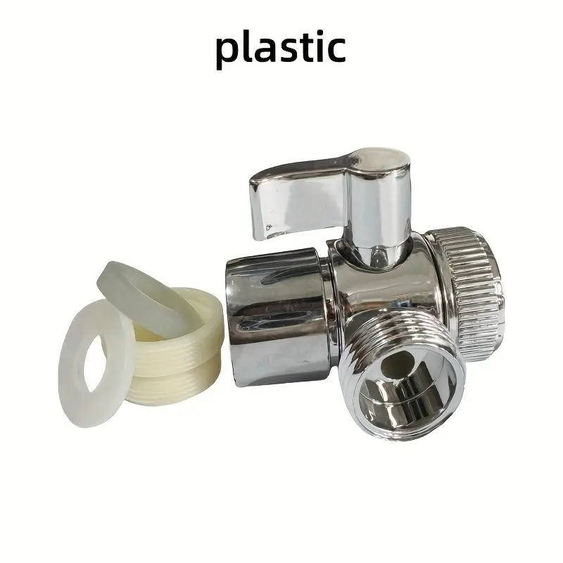 Universal Faucet Switch Adapter Kitchen Sink Splitter Diverter Valve Water Tap Connector for Toilet Bidet Shower Bathroom Faucet Attachment